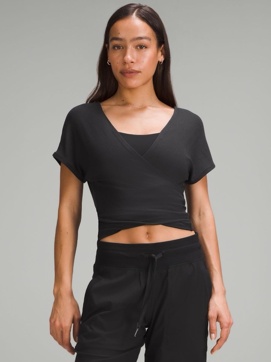 lululemon athletica Tops - Lululemon Wrap T shirt
